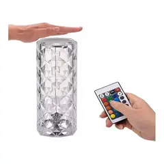 GENERICO - Lámpara Diseño Cristal Diamante Acrílico Táctil Usb