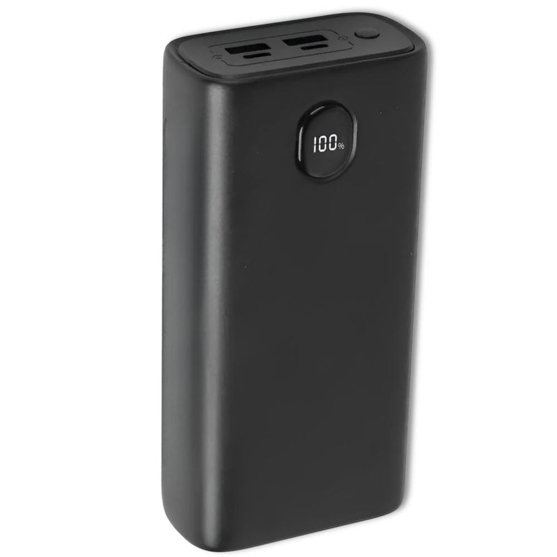 TECMASTER - Power Bank Tecmaster de Super Carga Rápida 20.000 mAh /22.5W - Negro