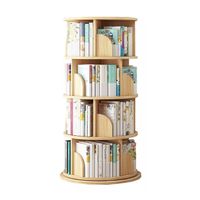 Biblioteca Giratoria Librero Organizador Libros Alto 129cm