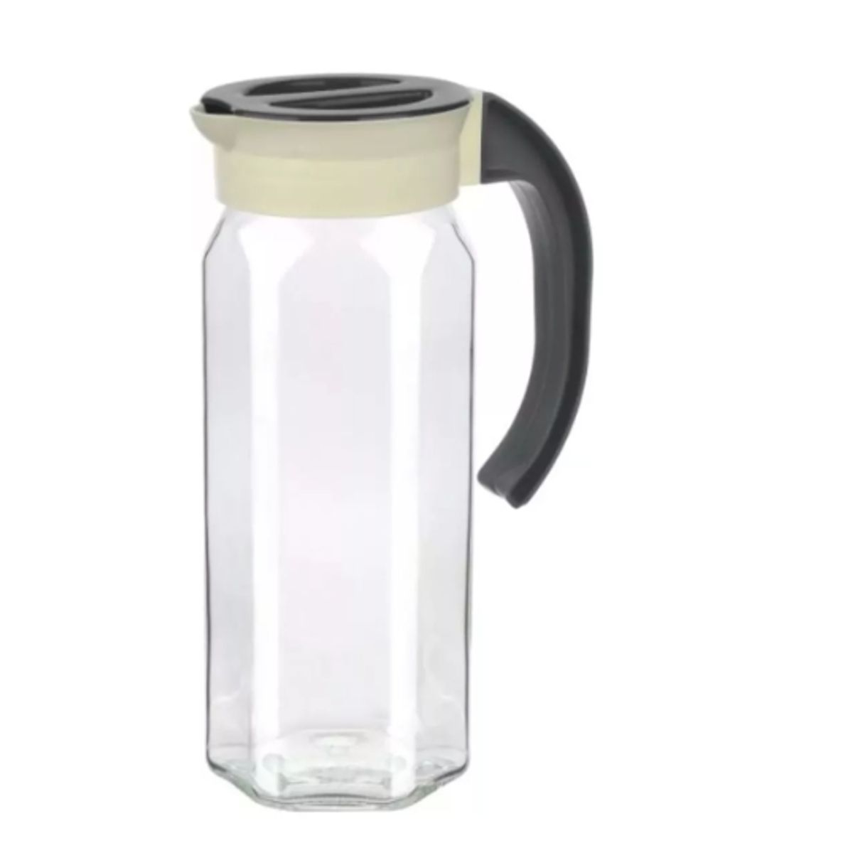 GENERICO - Jarra De Agua Jugos Bebidas Con Tapa, Vidrio 1.5 L.