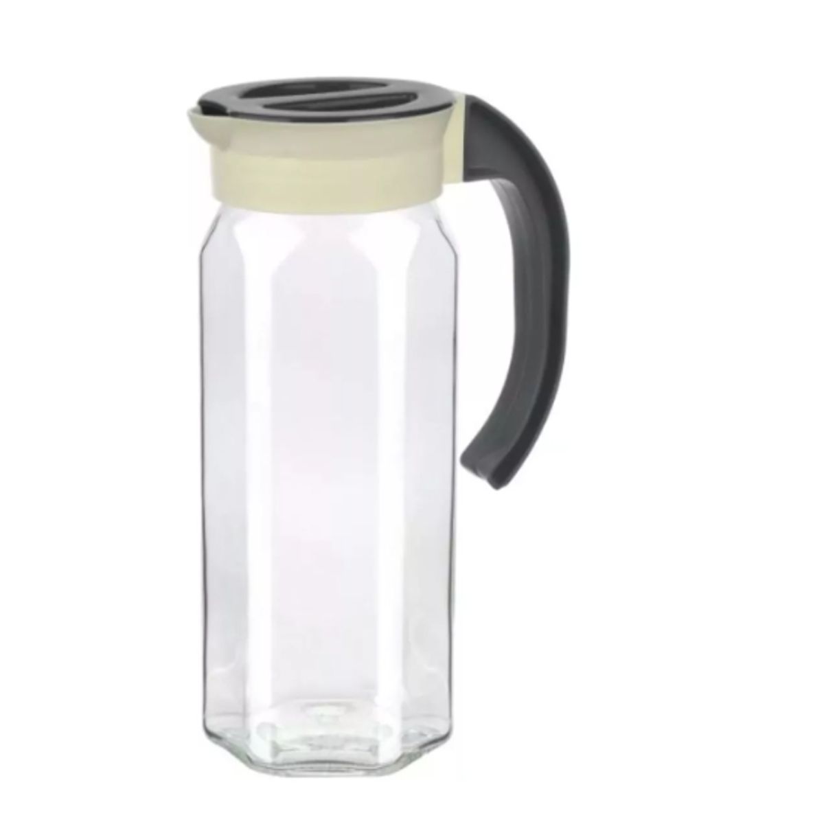 GENERICO - Jarra De Agua Jugos Bebidas Con Tapa, Vidrio 1.5 L.