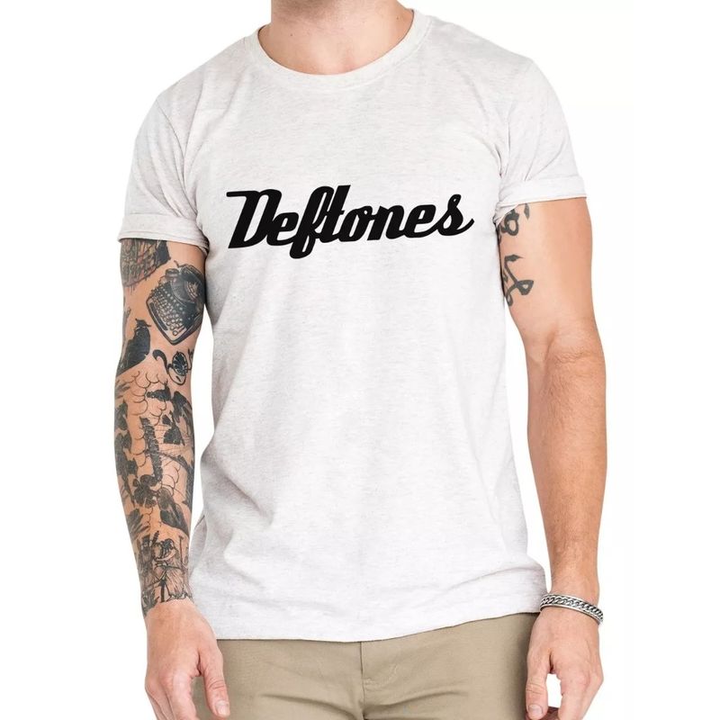 ROLY - Polera Deftones Rock Band Metal Algodón