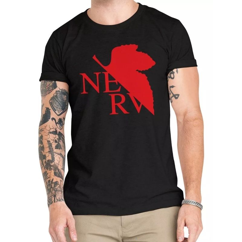 ROLY - Polera Nerv Evangelion Algodón