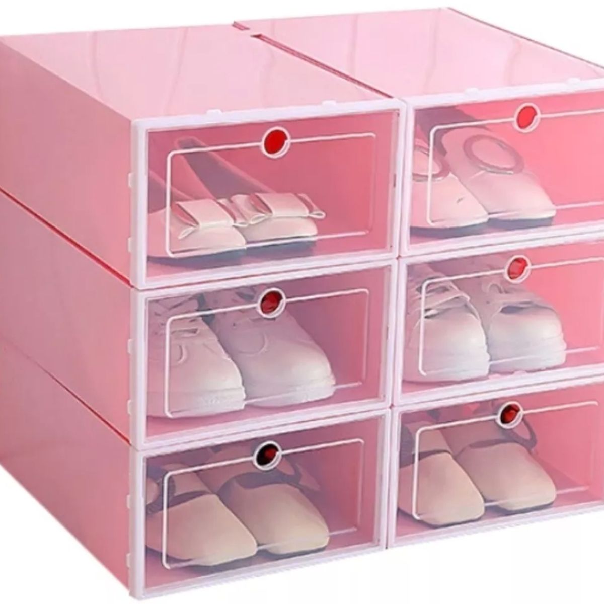 GENERICO - Pack6 Caja Para Zapatos Organizador Armarble Ofertas Claras