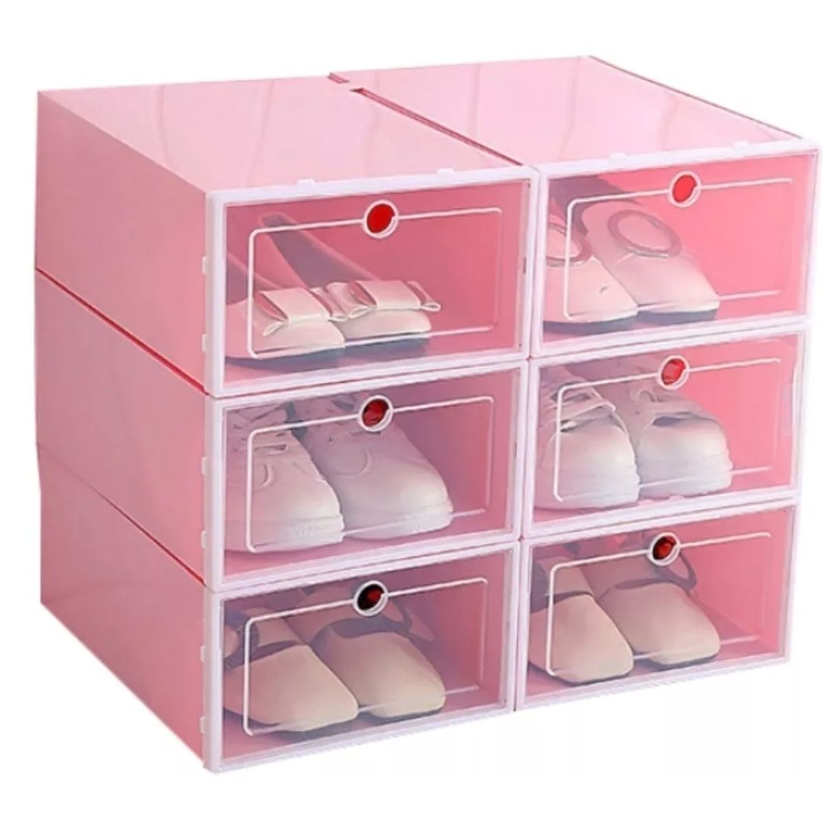 GENERICO - Pack6 Caja Para Zapatos Organizador Armarble Ofertas Claras