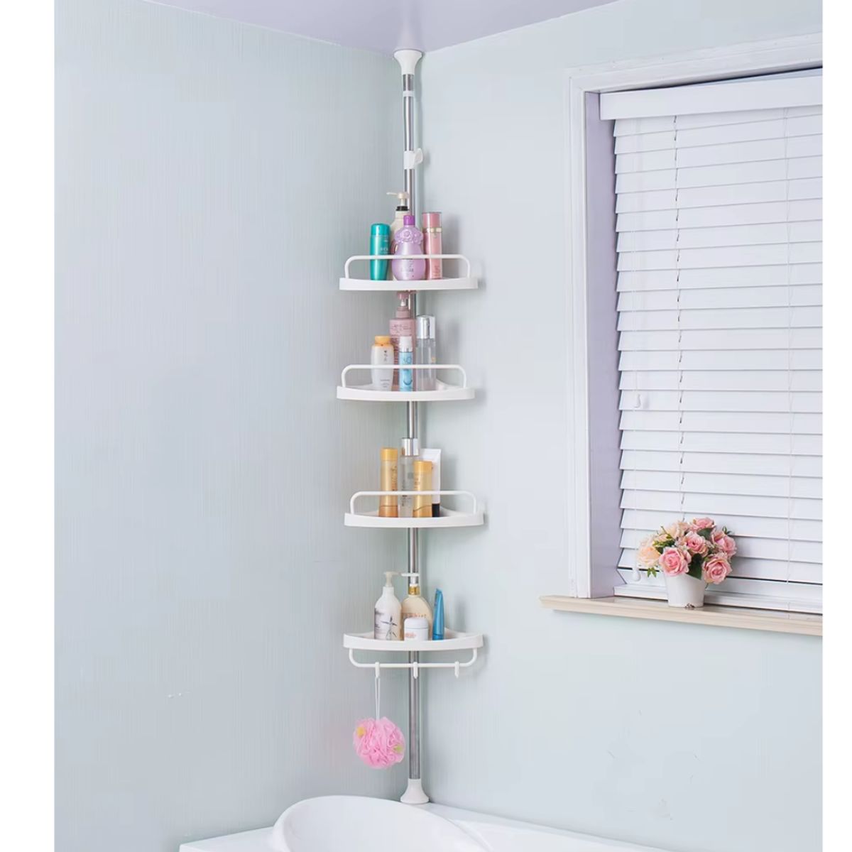 GENERICO - ORGANIZADOR ESTANTE METÁLICO DE BAÑO