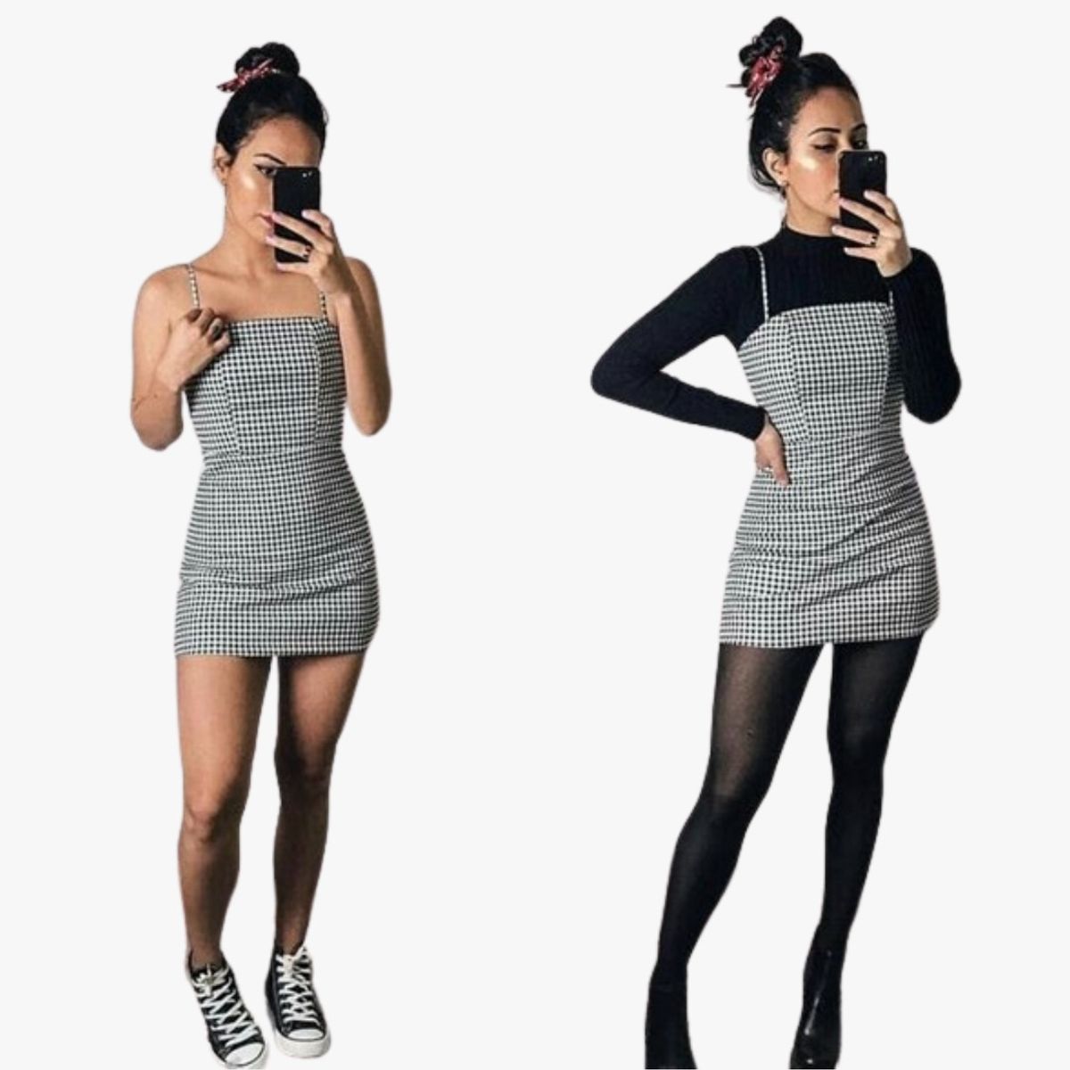 GENERICO - VESTIDO CORTO AJUSTADO JUVENIL PRIMAVERA VERANO V020