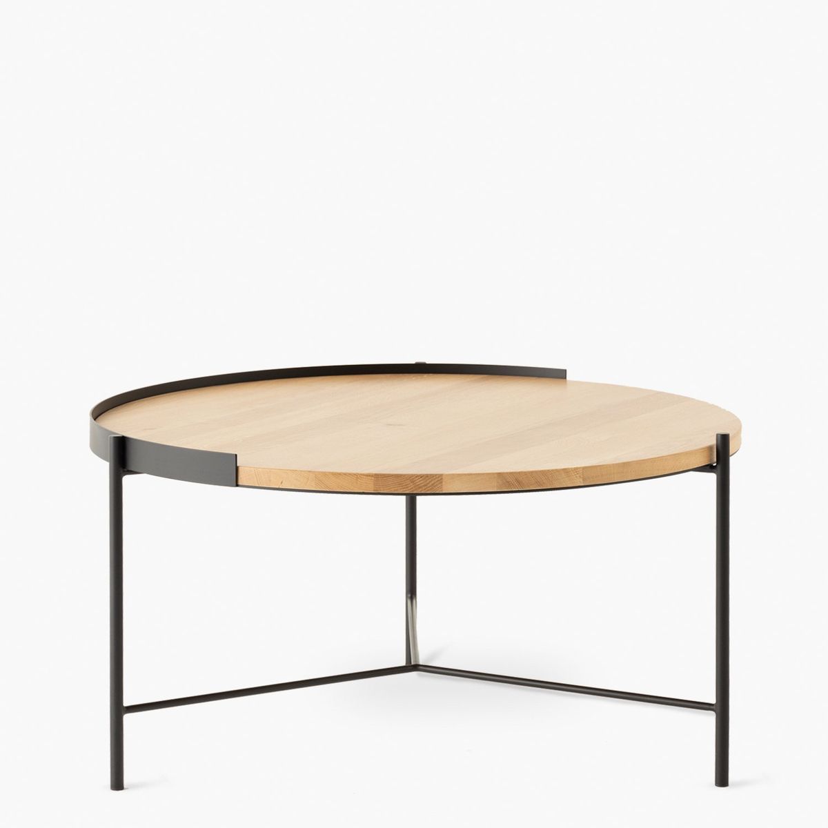 FORM DESIGN - Mesa de Centro Trantor 80 Natura/Negro Form