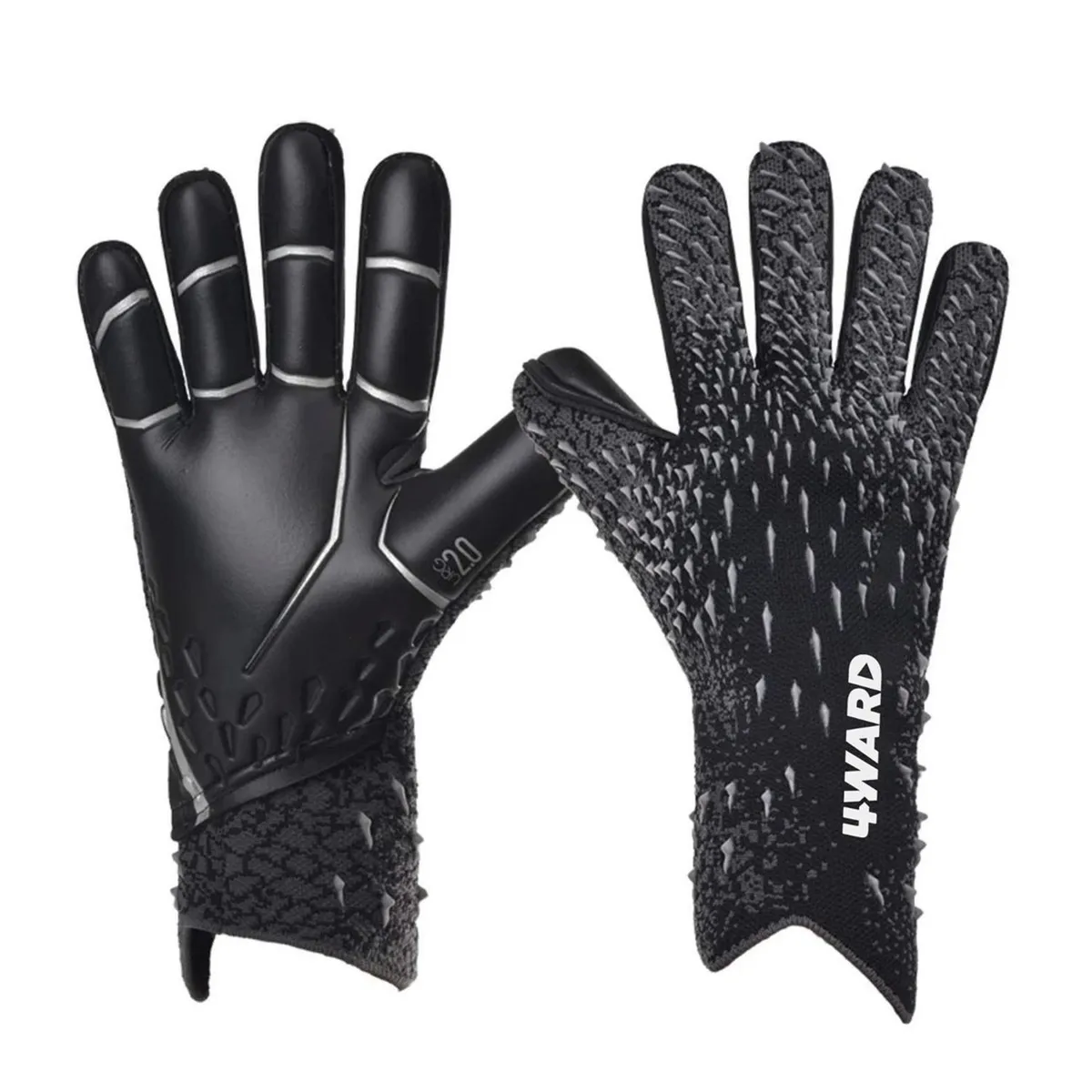 WORX - Guantes de Arquero Portero Futbol 4Ward - Negro - S