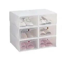 GENERICO - Cajas Organizadoras De Zapatos Cajas Apilables Zapateras X6