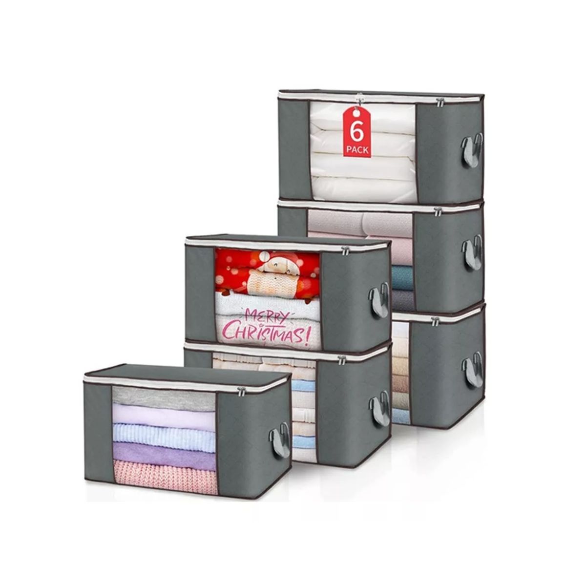 GENERICO - 6 Piezas Ropa Bolsa De Almacenamiento Caja De Almacenamiento