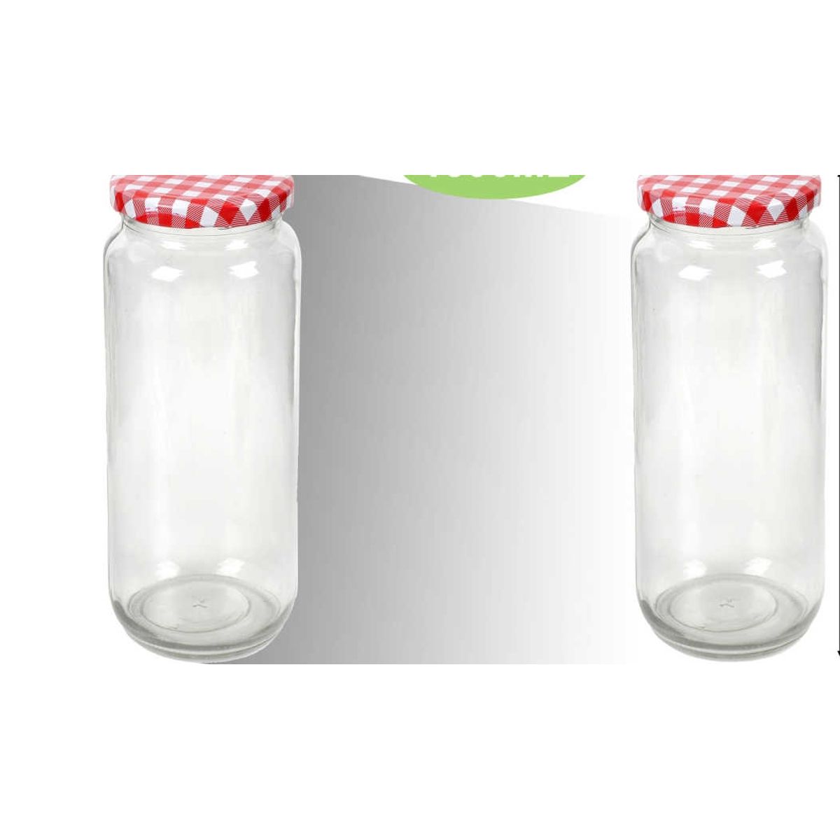 GENERICO - Frasco De Vidrio Con Tapa 340ml