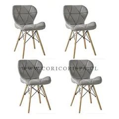 CORI CORI - Pack 4 Sillas Eames Mariposa Gris