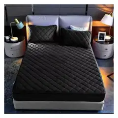 GENERICO - Cubrecolchon Protector 2 Plazas + 2 Fundas Para Almohada