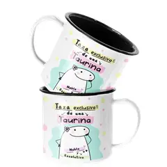 SM - Taza Enlozada Lechera Tauro Regalo para Taurina Zodiaco