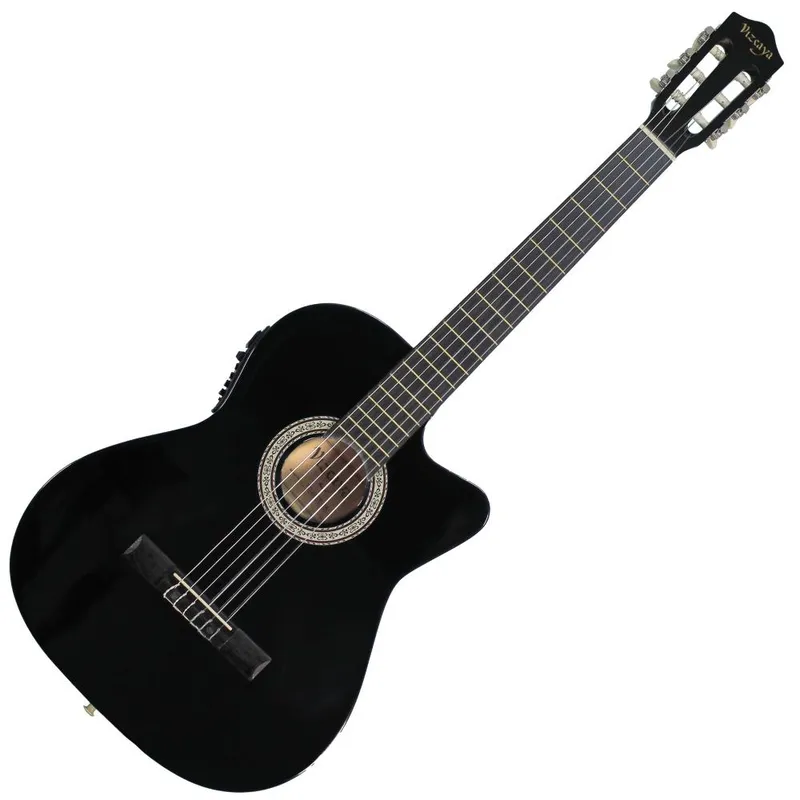 VIZCAYA - Guitarra electroacústica Vizcaya FC-39CE 44 cutaway Black