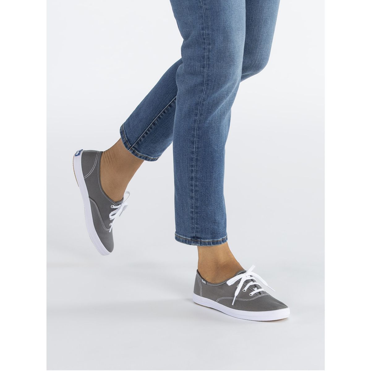 KEDS - Zapatilla Mujer Champion Canvas Gris KEDS