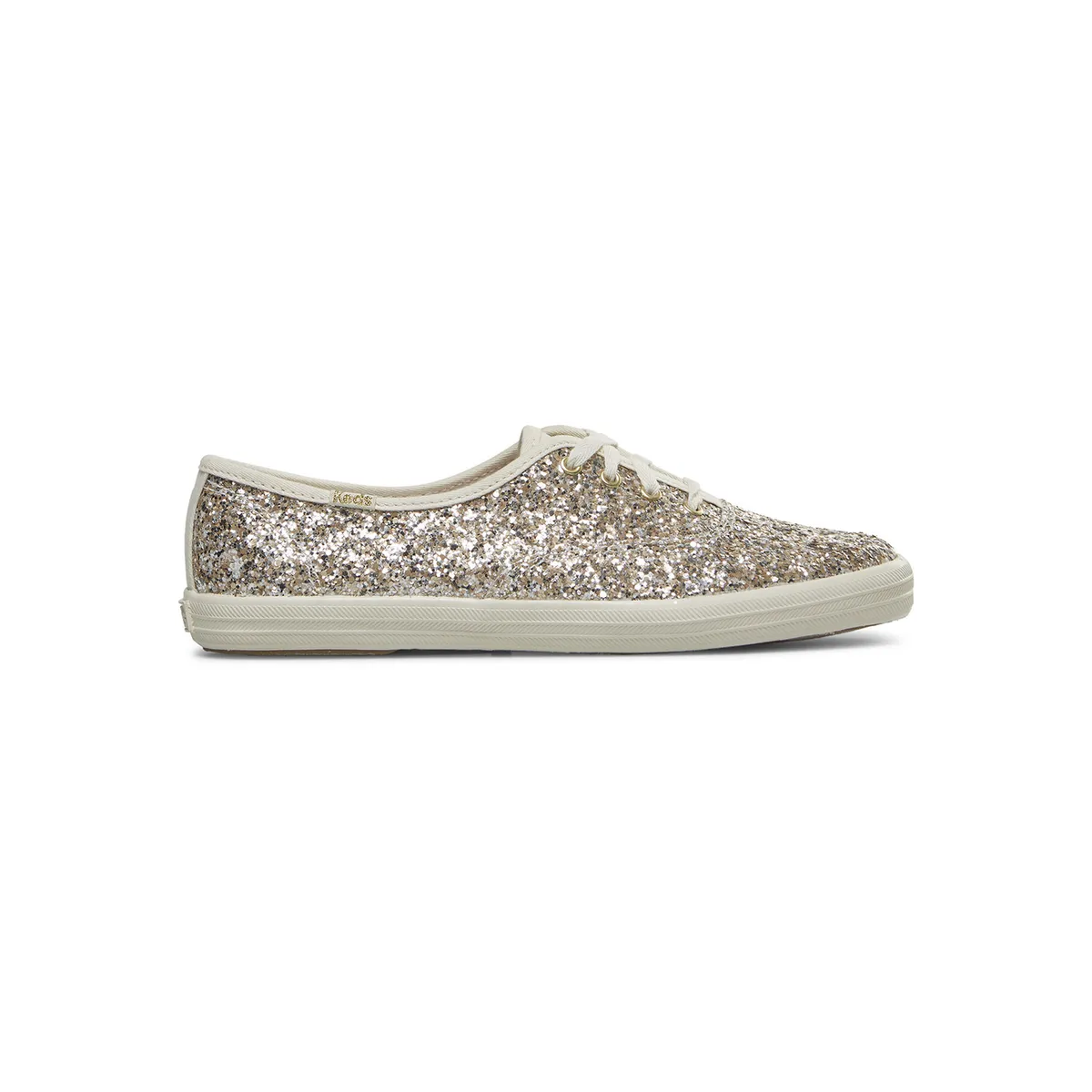 KEDS - Zapatilla Mujer Casual Champion Glitter Dorada KEDS