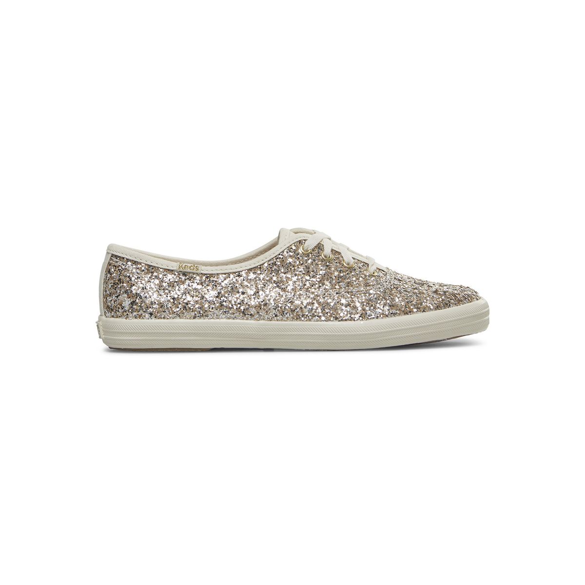 KEDS - Zapatilla Mujer Casual Champion Glitter Dorada KEDS