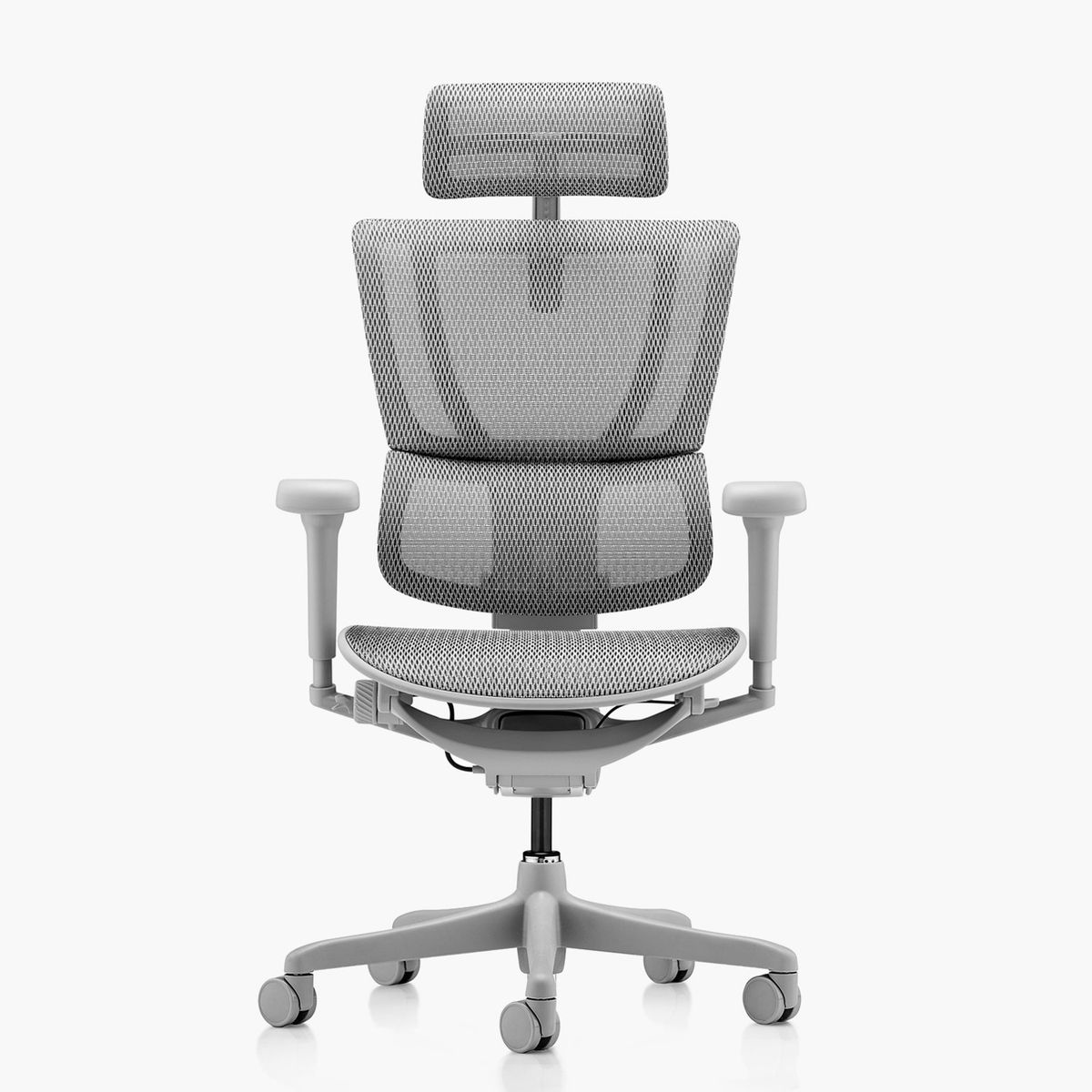FORM OFFICE - Silla IOO Ultra Gris claro c/cabecero Form