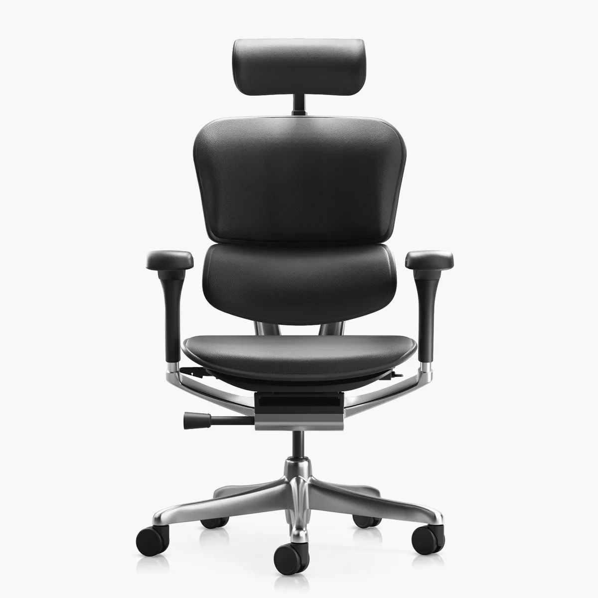 FORM OFFICE - Silla Ergohuman Elite 2 Cuero Negro c/cabecero  Form