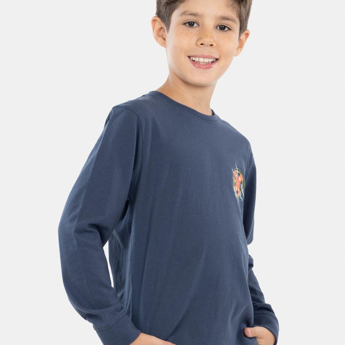 MAUI AND SONS - Polera Kids Icons Azul Marino Niño Maui And Sons