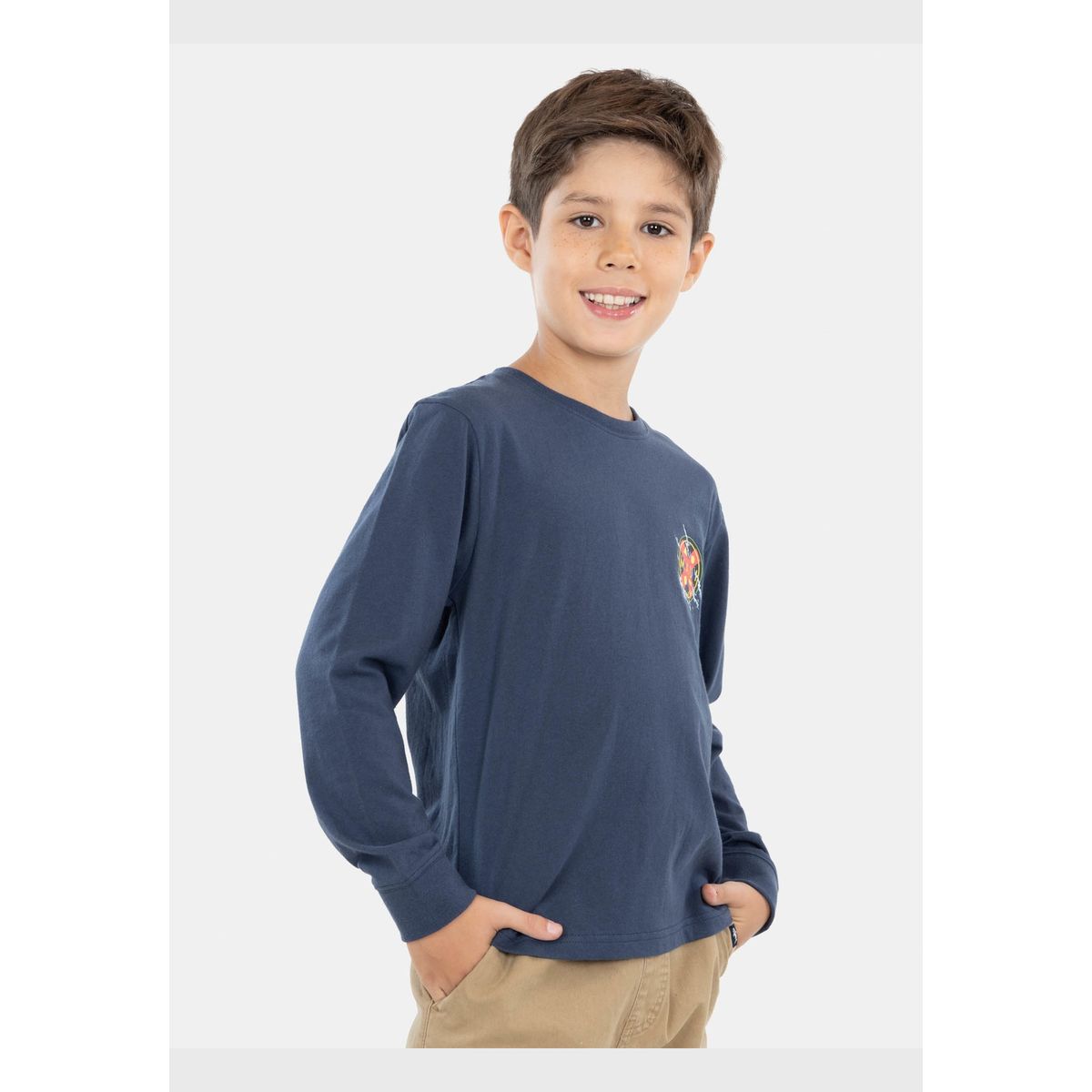 MAUI AND SONS - Polera Kids Icons Azul Marino Niño Maui And Sons