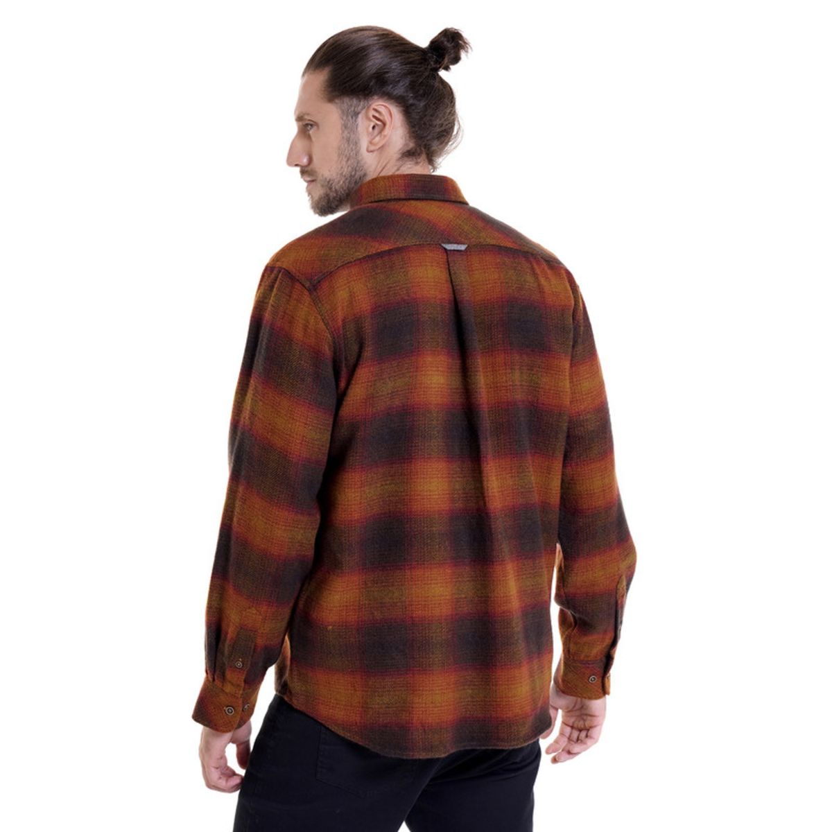 POTROS - Camisa Leñadora Mostaza POTROS