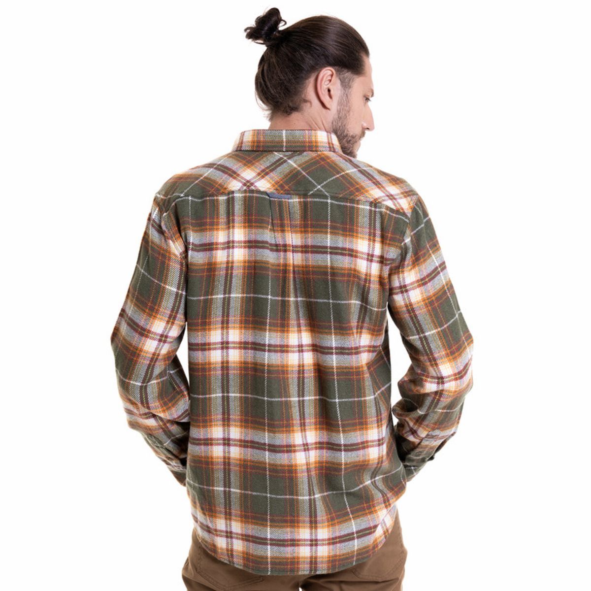 POTROS - Camisa Leñadora Verde POTROS_.