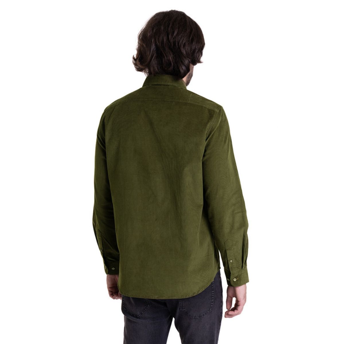 POTROS - Camisa Cotelé Oliva POTROS