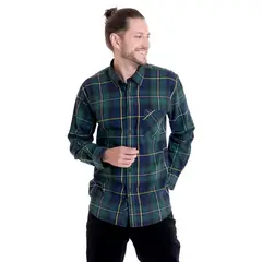 POTROS - Camisa Villela Verde Oscuro