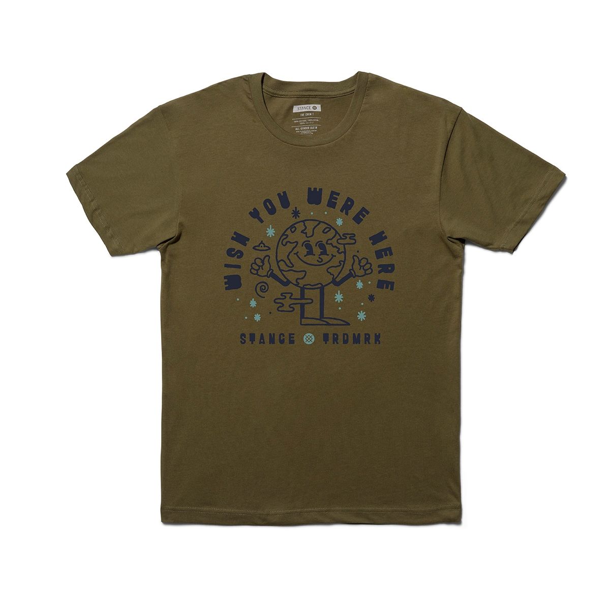 STANCE - Polera Men Galaxy Army