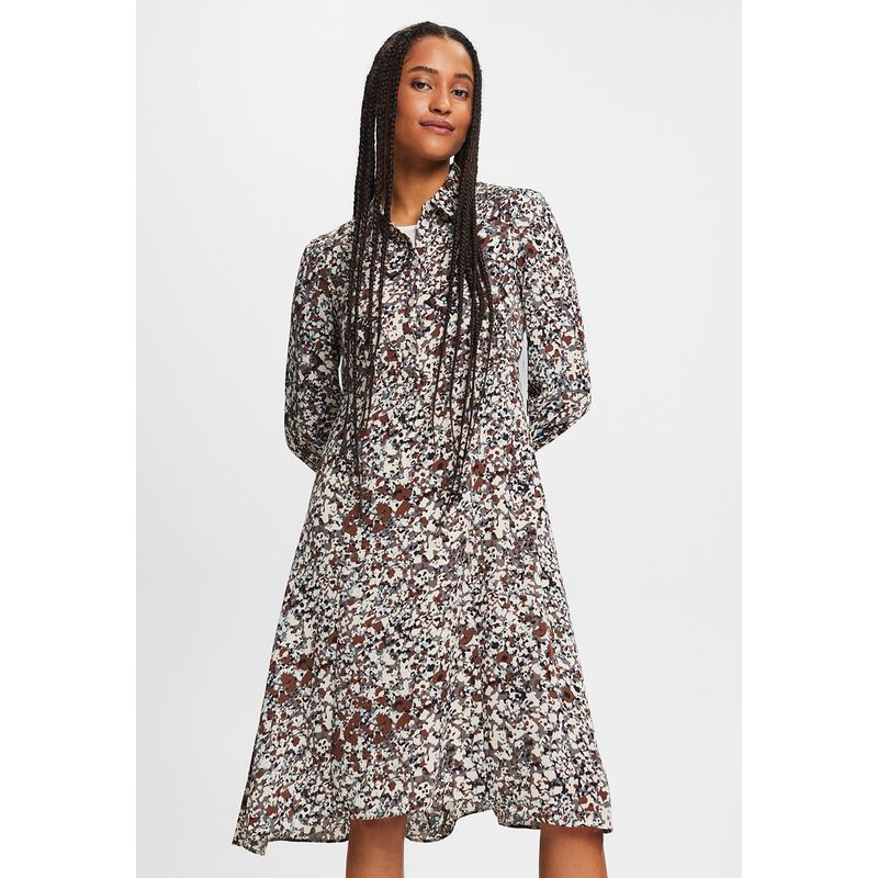 ESPRIT - Vestido camisero con cuello de solapas Mujer Esprit ESPRIT