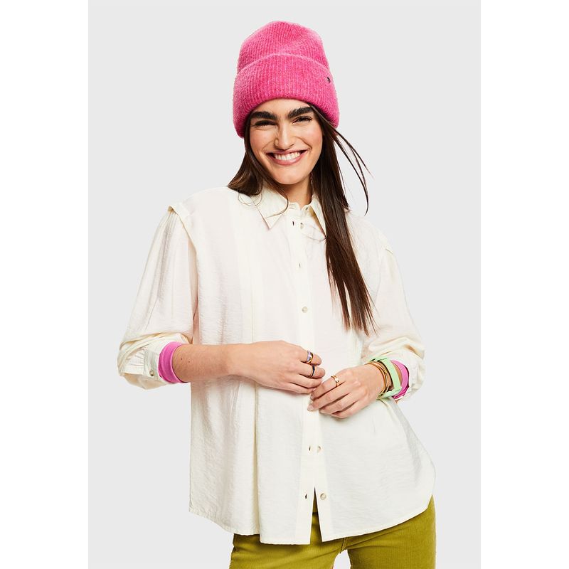 ESPRIT - Blusa Con Efecto Arrugado Mujer Esprit ESPRIT