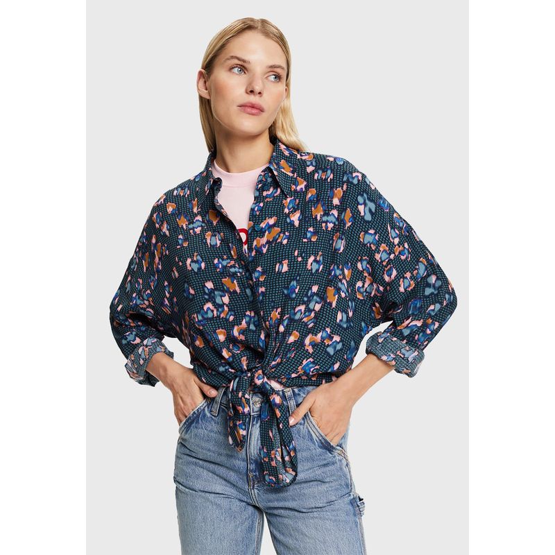 ESPRIT - Blusa Camisera Estampada Mujer Esprit ESPRIT