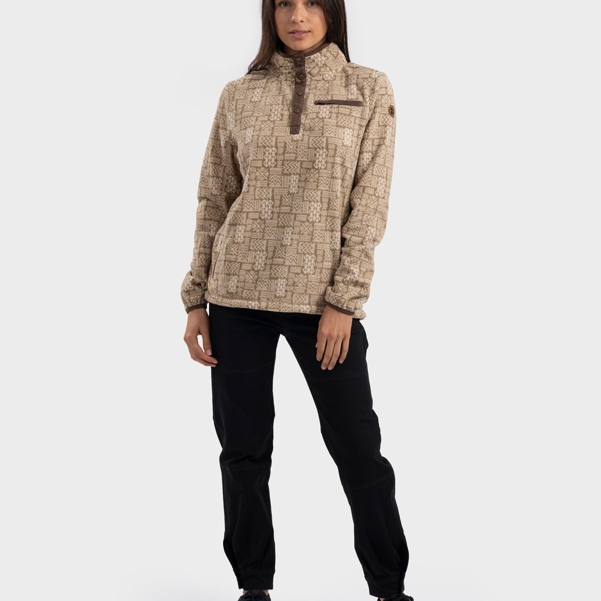 GNOMO - Polar Pullover Eco Abuka Mujer Print ET1 Gnomo