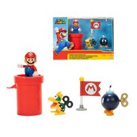 Playset figuras Mario Mechakoopa Bob omb 6cm