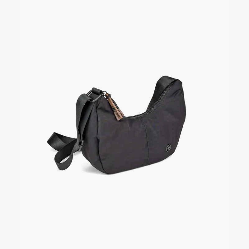 LOUNGE - Banano Mujer Nylon Media Luna Negro