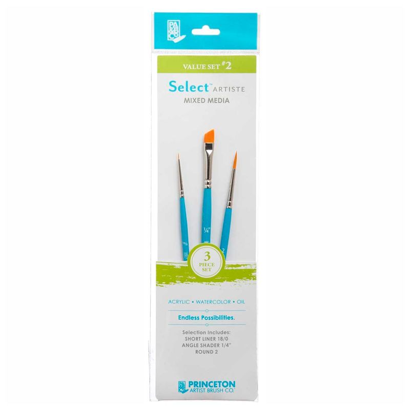 PRINCETON - Set 3 Pinceles Value Set 2 Princeton