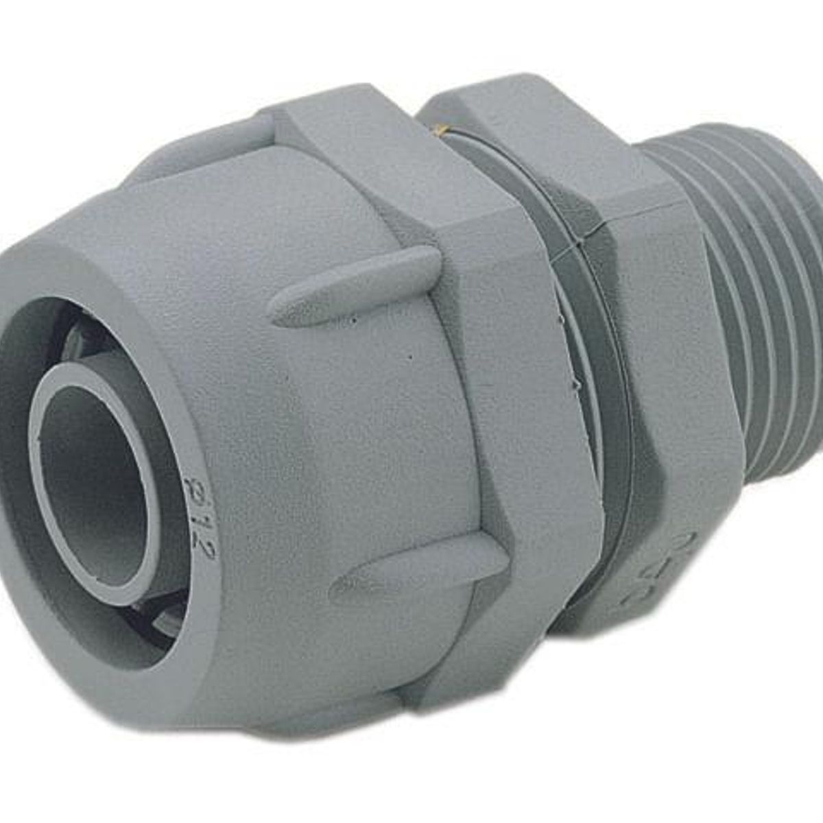 GENERICO - CONECTOR UNIVERSAL PVC GRIS 1 2 ISO16 Legrand