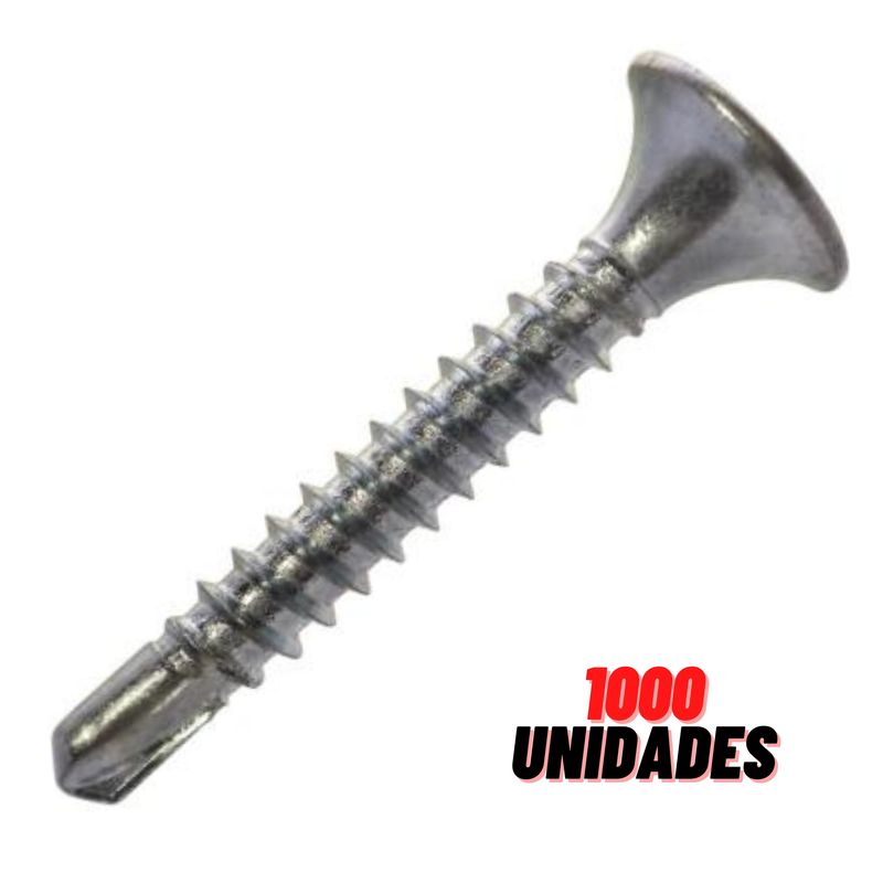 GENERICO - Tornillo Volcanita Punta Broca zincado 6 X 1 1/4 1000 UND