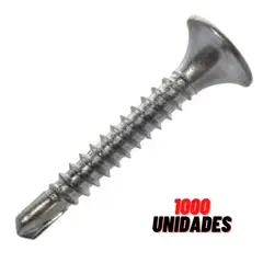 GENERICO - Tornillo Volcanita Punta Broca zincado 6 X 1 1/4 1000 UND