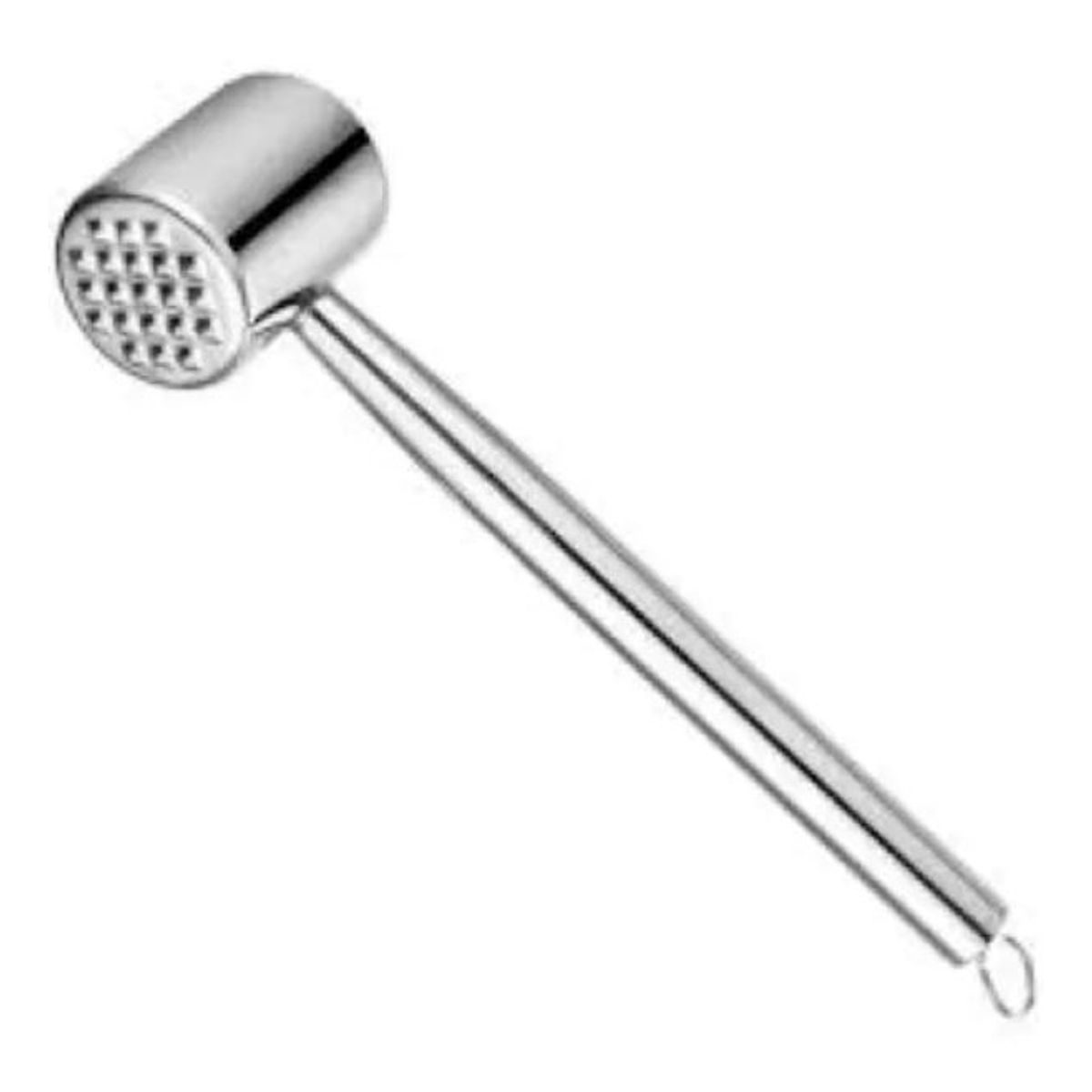 GENERICO - Martillo Ablandador De Carne Acero Inoxidable Macizo