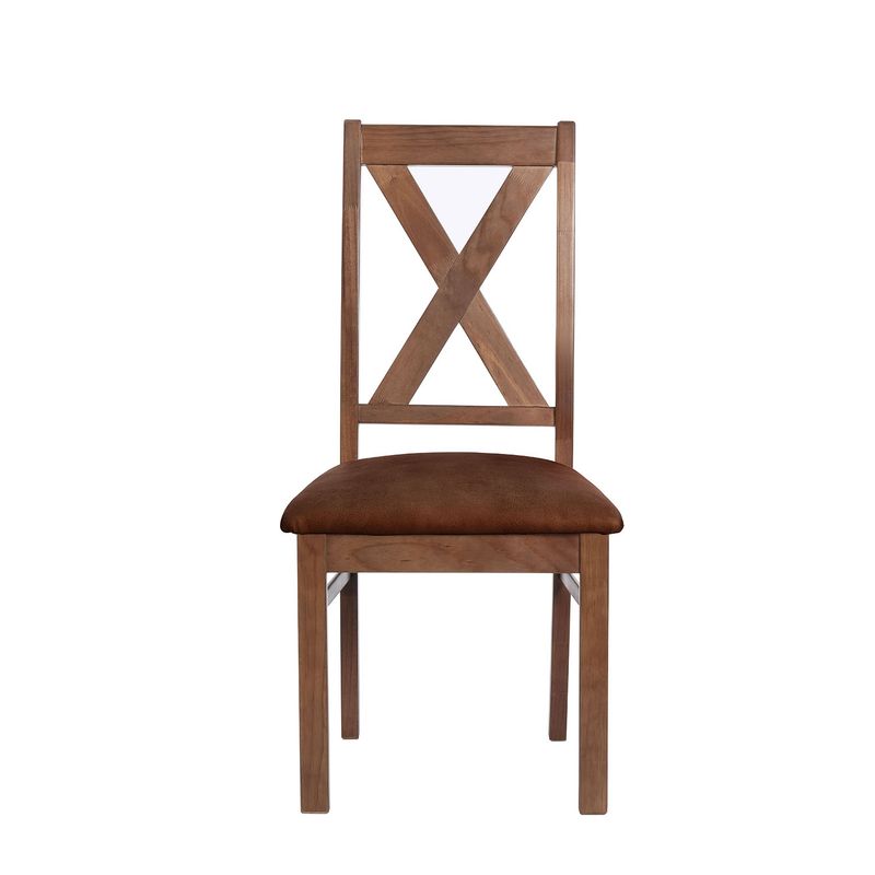 LATAM HOME - SILLA SEGOVIA CUERO KENTUCKY CAFE MORO