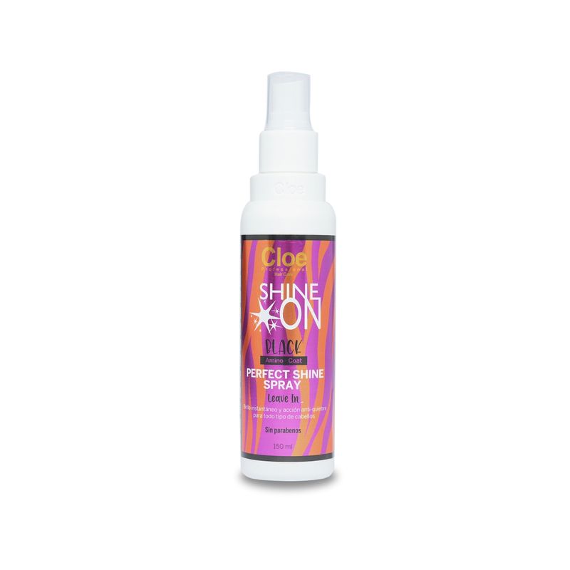 CLOE - Spray Capilar Brillo Instantaneo Shine On Black 150 Ml Cloe