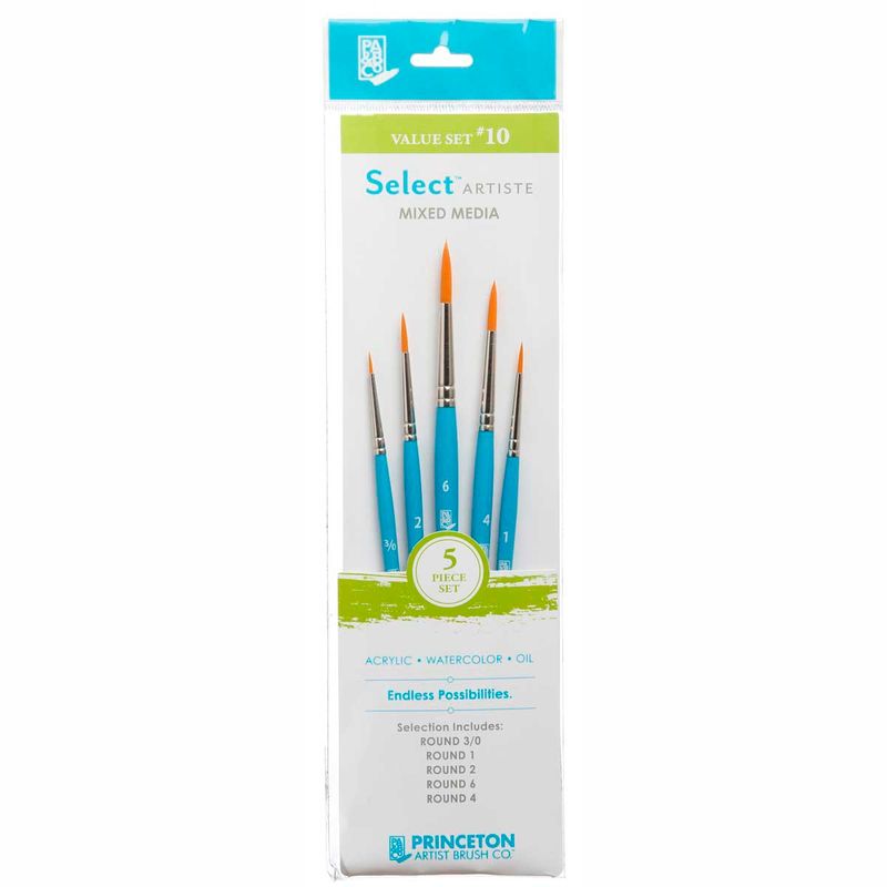 PRINCETON - Set 5 Pinceles Value Set 10 Princeton