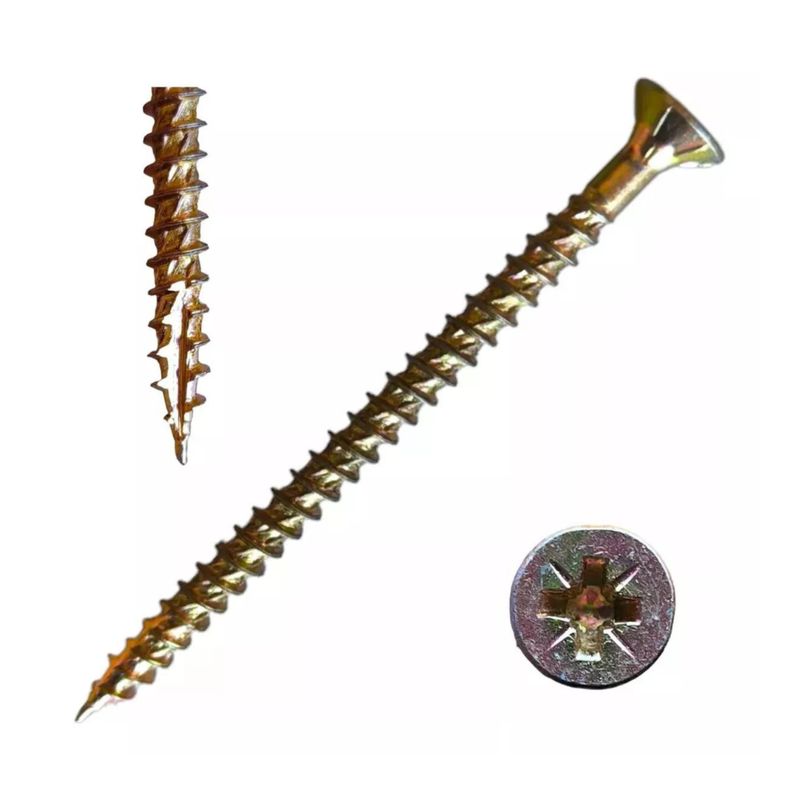 GENERICO - Tornillo Turbo Screw #14(6) X 100/60 X 100 Und