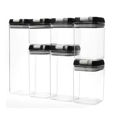 GENERICO - Juego de 7 Frascos Organizador Despensa Para Condimentos Recipientes