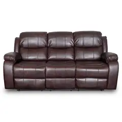 SWEET HOGAR - Sofa berger reclinable 3 cuerpos color brown dark