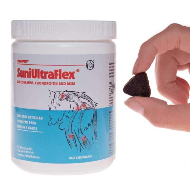 SUNIPET - SuniUltraFlex Cuidado Articular Intensivo Perros Gatos 160gr
